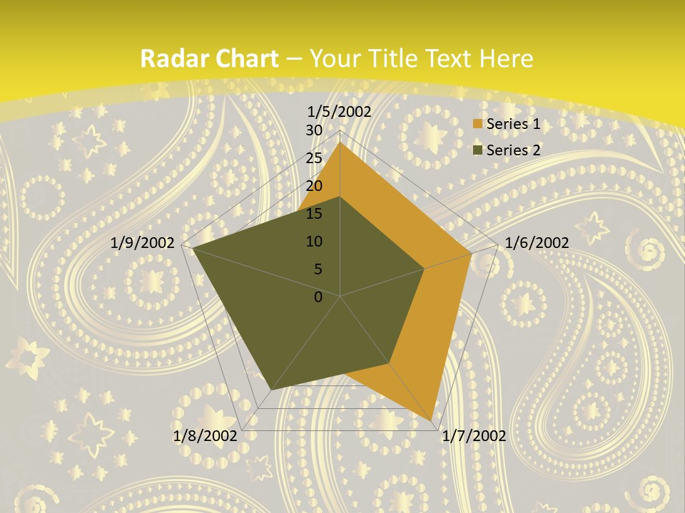 Ribbon Party Border PowerPoint Template