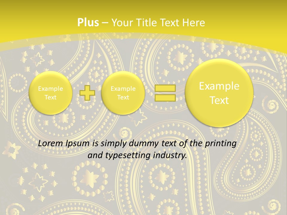 Ribbon Party Border PowerPoint Template