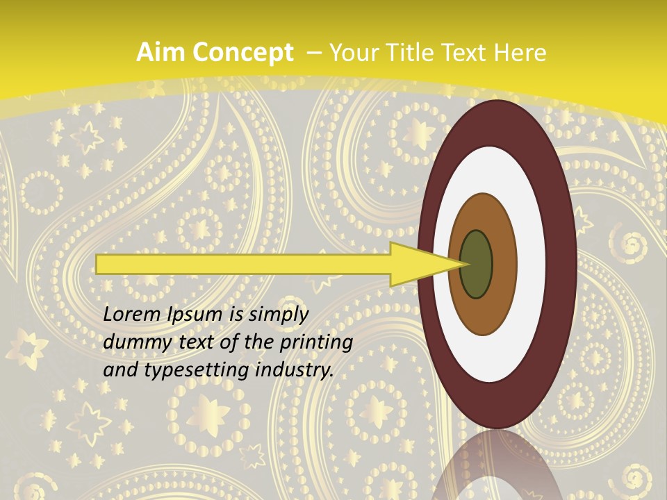 Ribbon Party Border PowerPoint Template