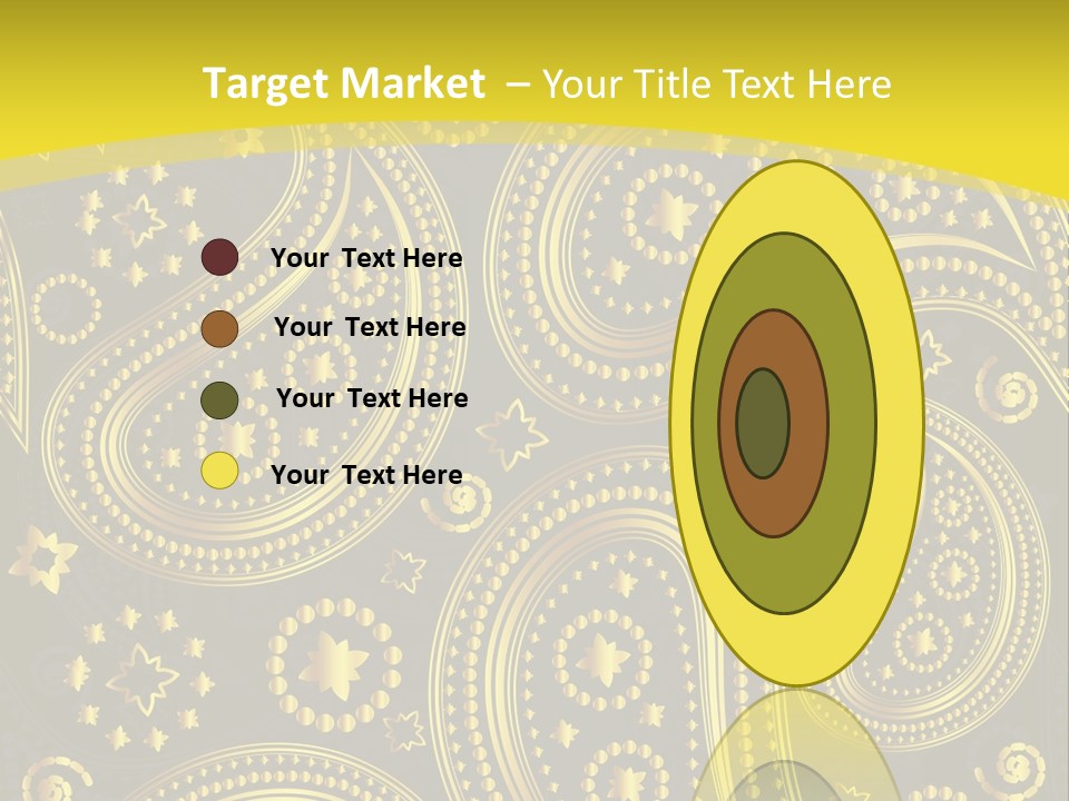 Ribbon Party Border PowerPoint Template