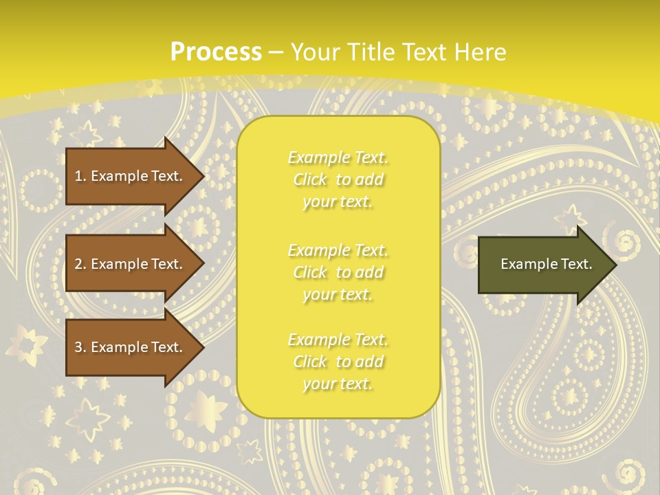 Ribbon Party Border PowerPoint Template