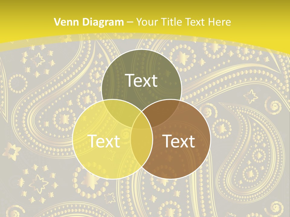 Ribbon Party Border PowerPoint Template