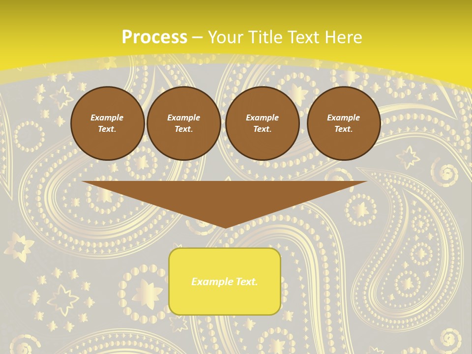 Ribbon Party Border PowerPoint Template