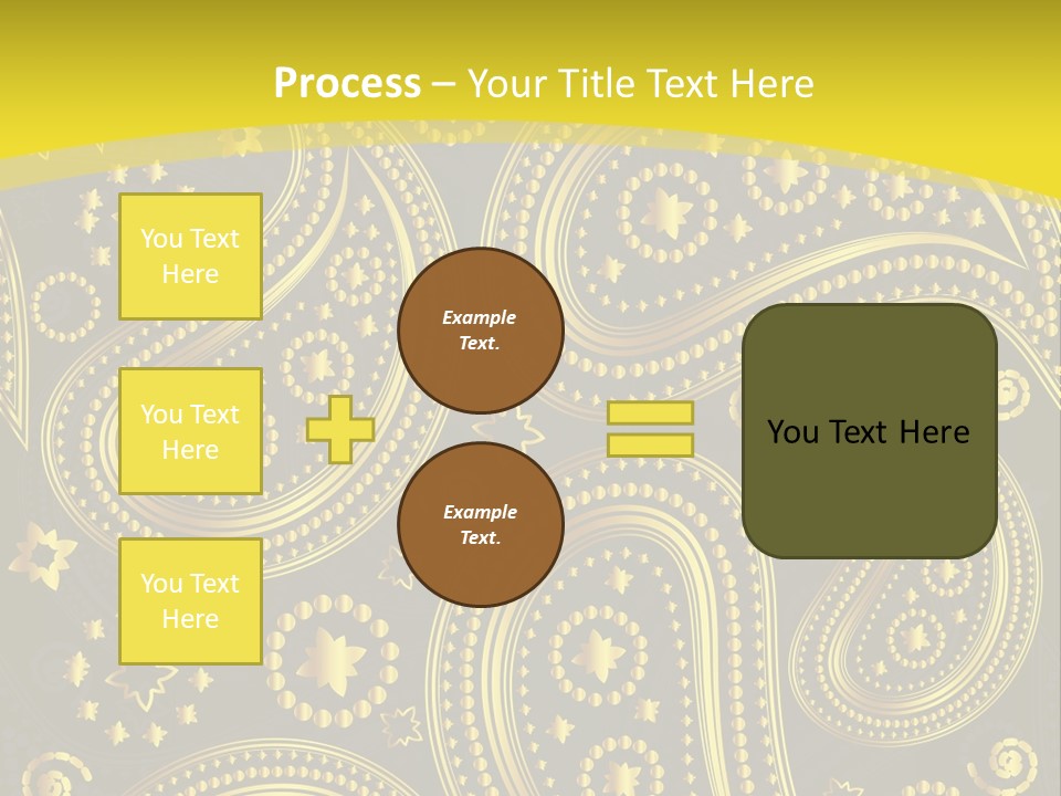 Ribbon Party Border PowerPoint Template