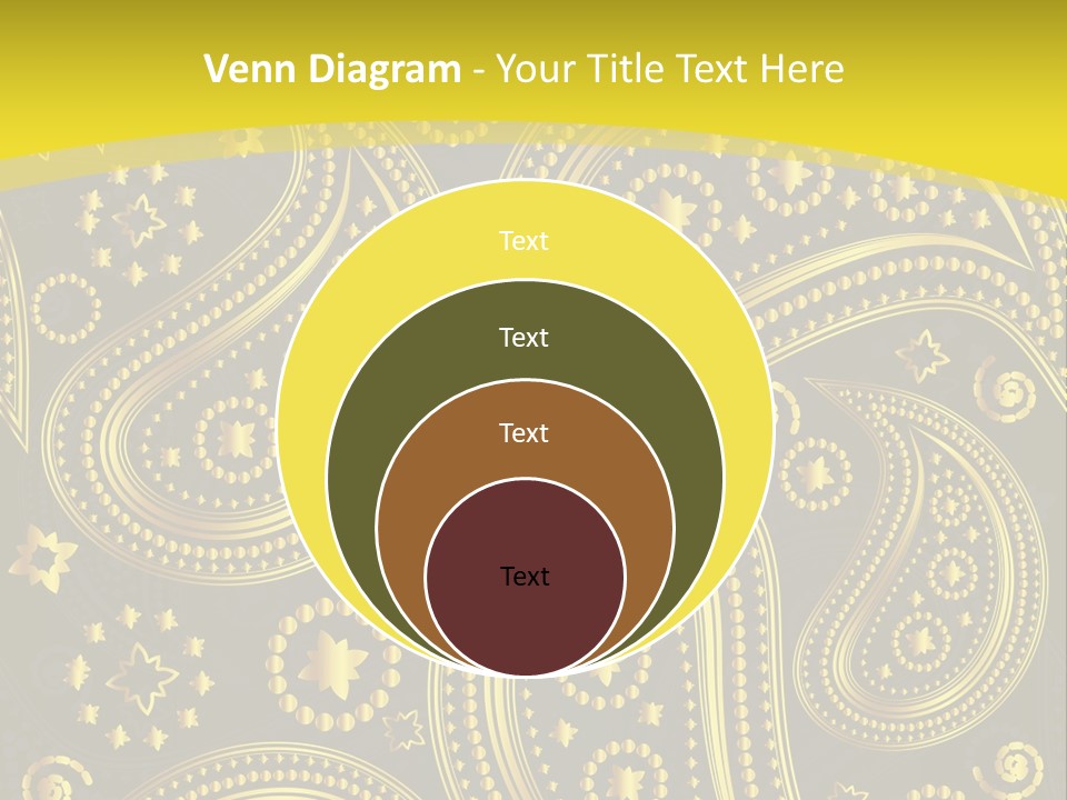 Ribbon Party Border PowerPoint Template