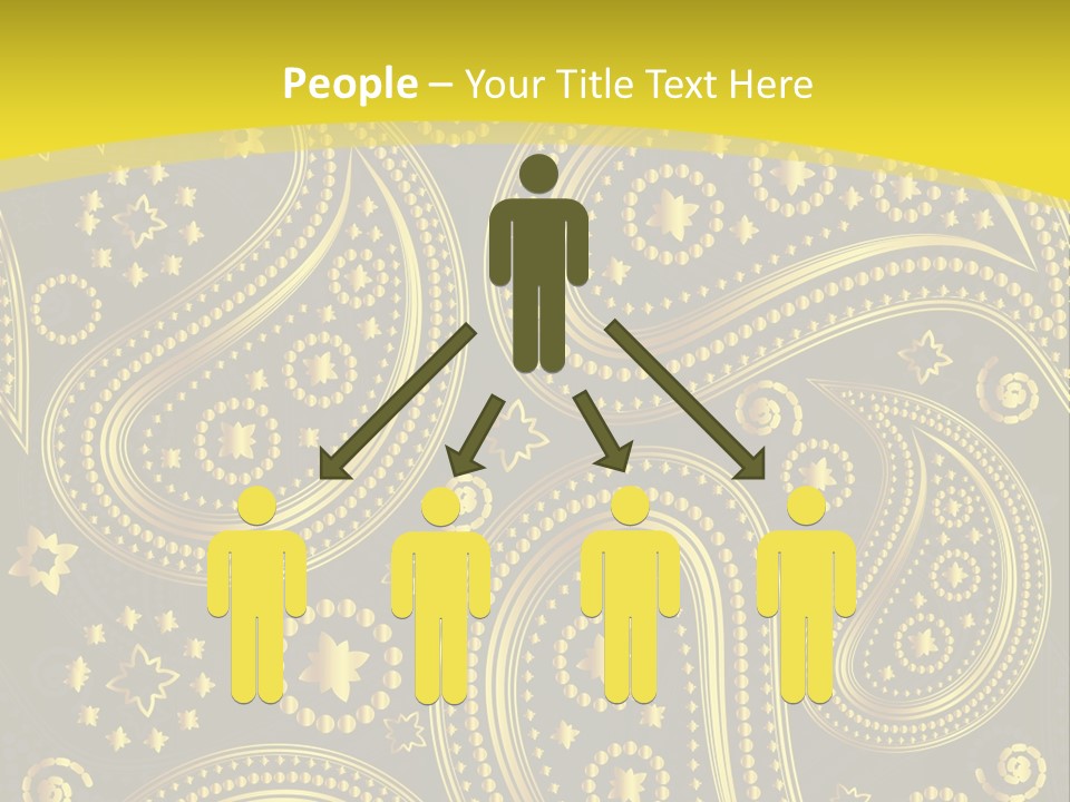 Ribbon Party Border PowerPoint Template