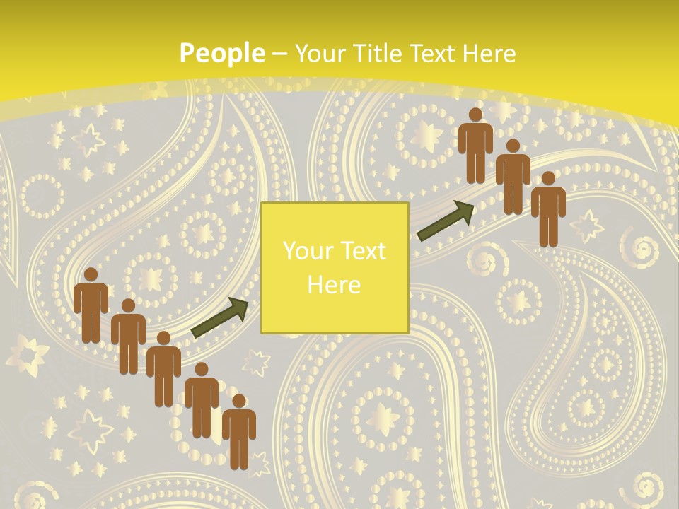 Ribbon Party Border PowerPoint Template