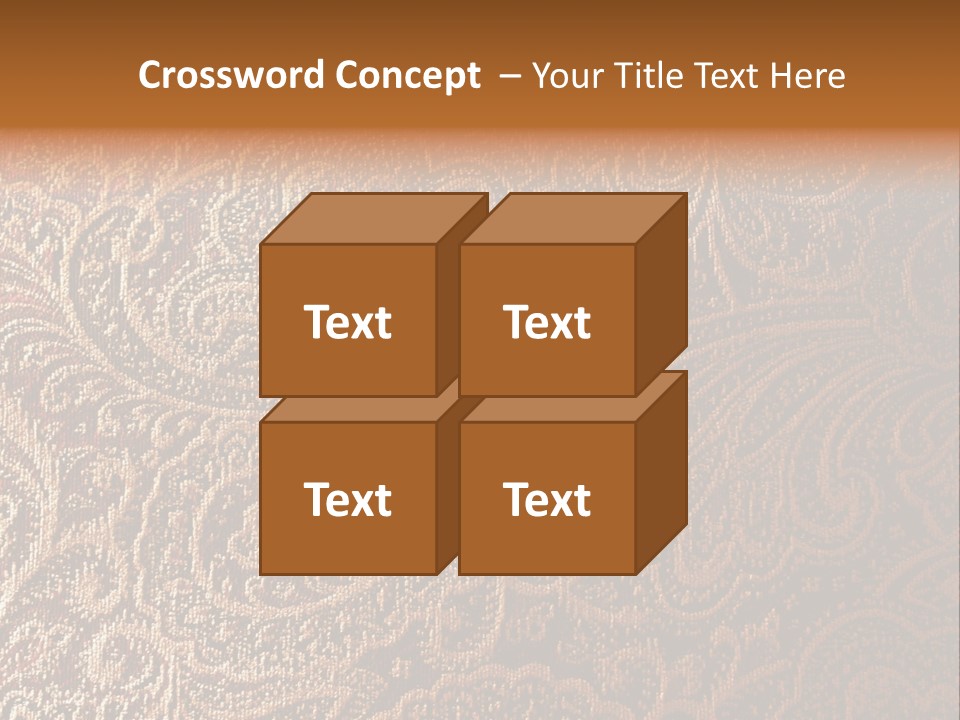 Tapistry Silhouette Illustration PowerPoint Template