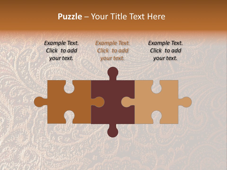 Tapistry Silhouette Illustration PowerPoint Template