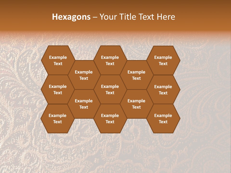 Tapistry Silhouette Illustration PowerPoint Template