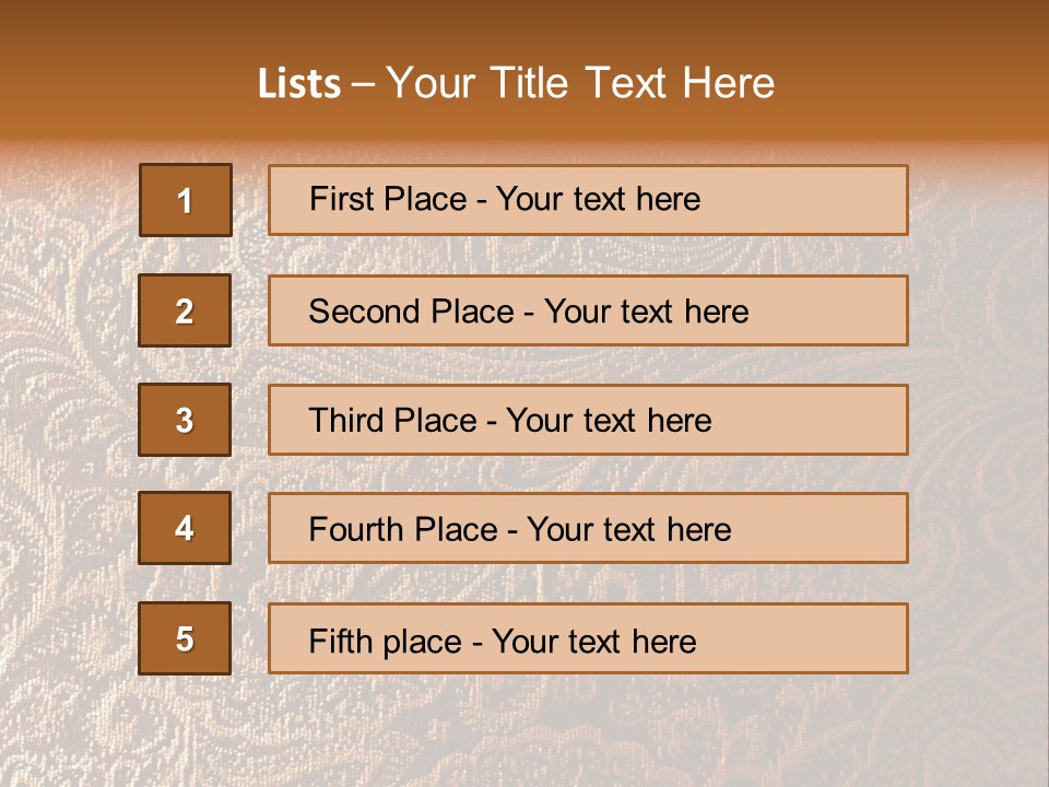 Tapistry Silhouette Illustration PowerPoint Template