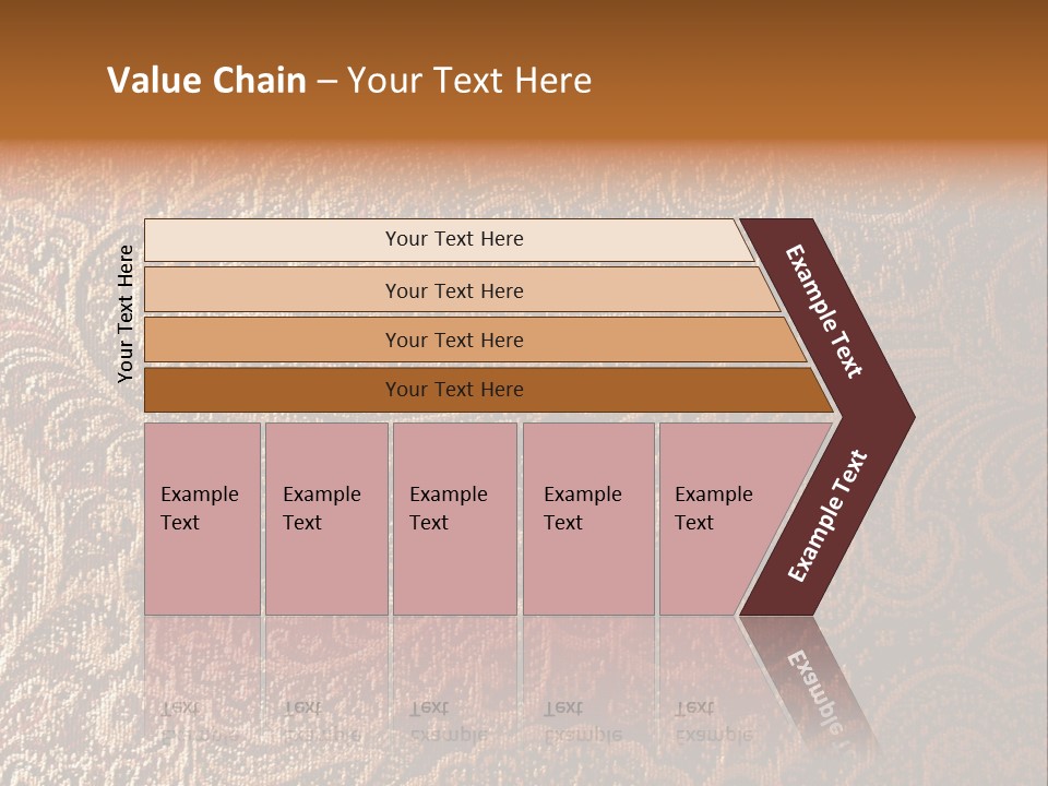 Tapistry Silhouette Illustration PowerPoint Template