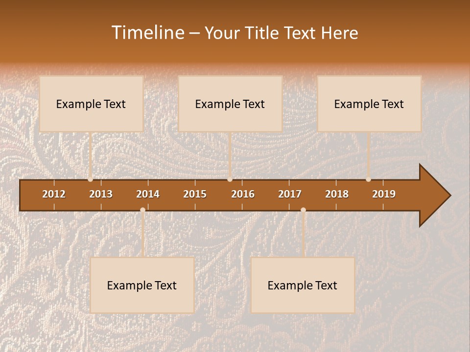 Tapistry Silhouette Illustration PowerPoint Template