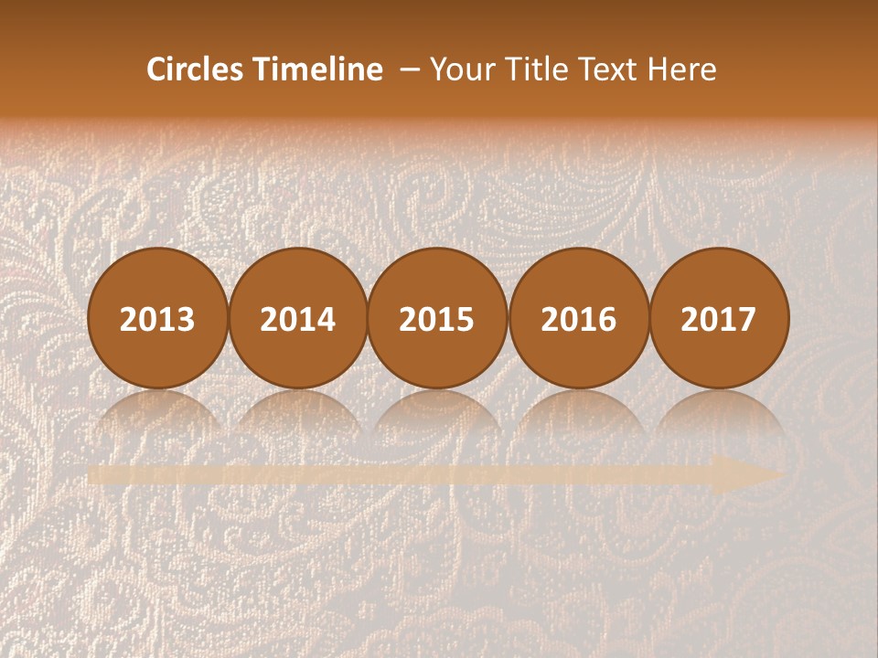 Tapistry Silhouette Illustration PowerPoint Template