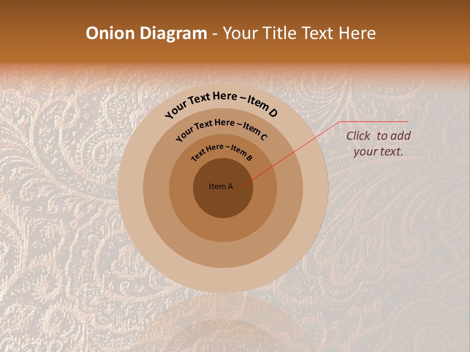 Tapistry Silhouette Illustration PowerPoint Template