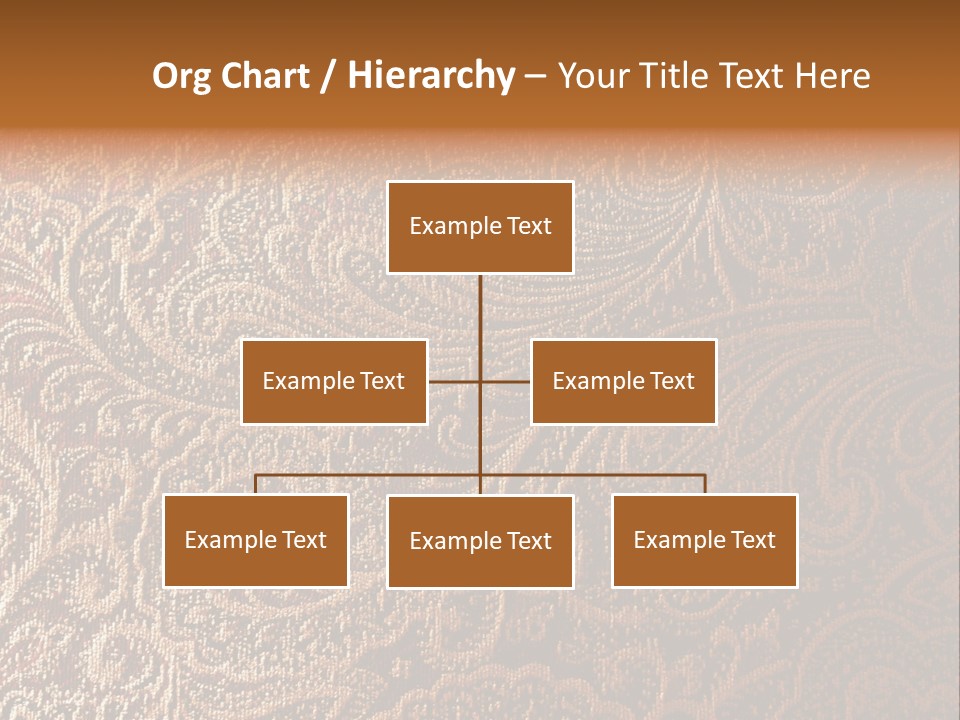 Tapistry Silhouette Illustration PowerPoint Template