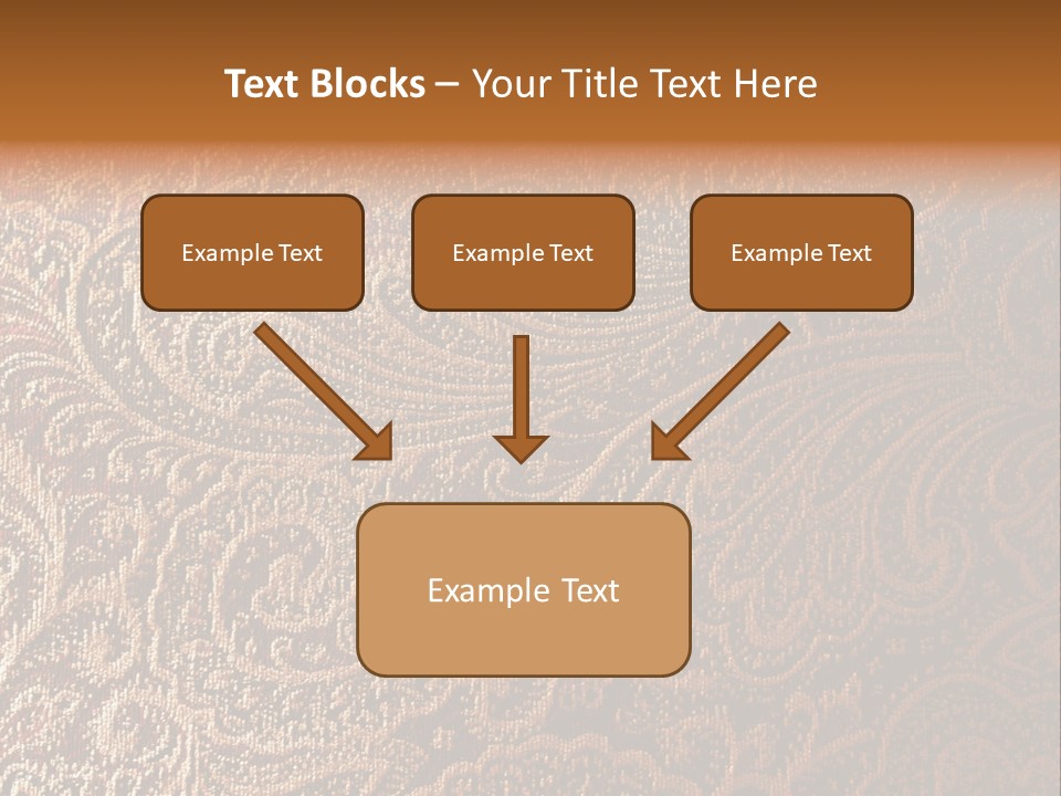 Tapistry Silhouette Illustration PowerPoint Template