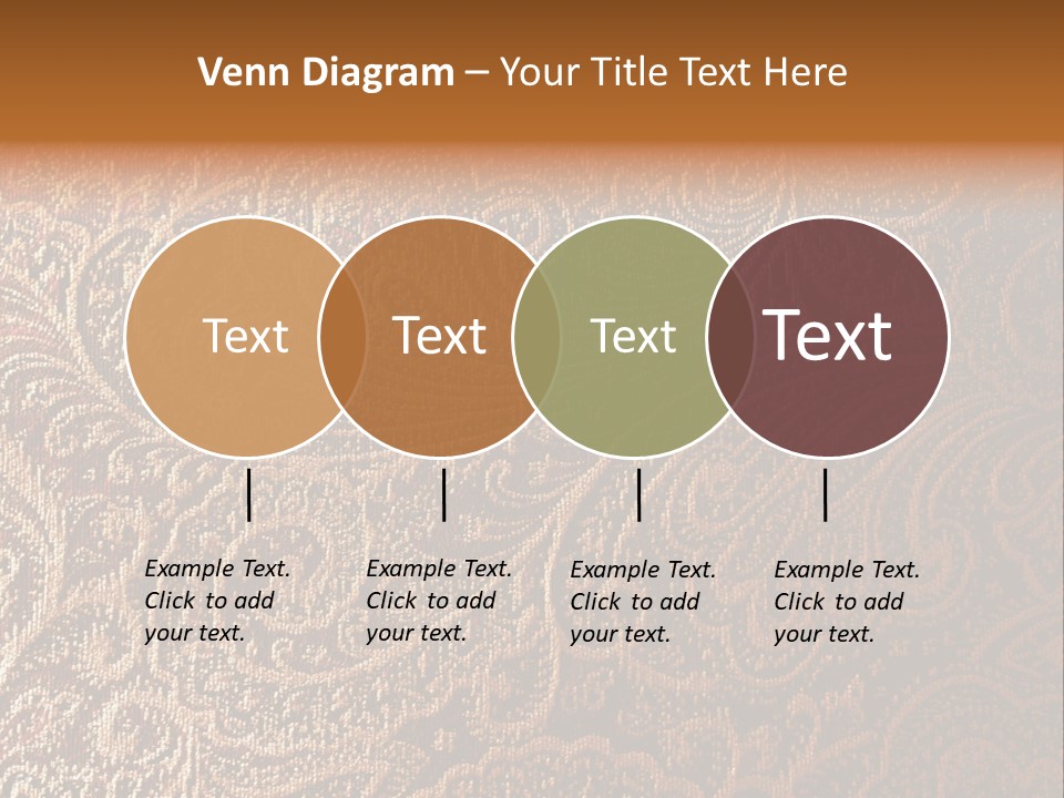 Tapistry Silhouette Illustration PowerPoint Template