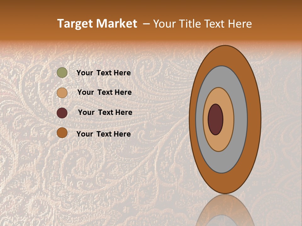 Tapistry Silhouette Illustration PowerPoint Template