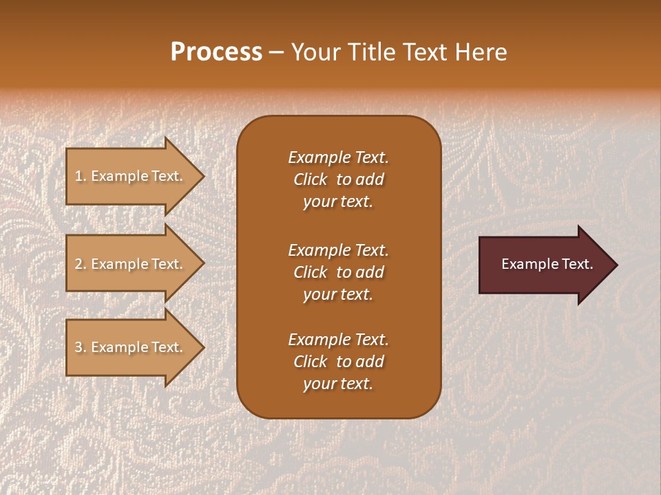 Tapistry Silhouette Illustration PowerPoint Template