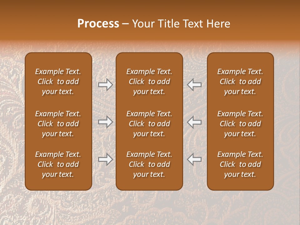 Tapistry Silhouette Illustration PowerPoint Template