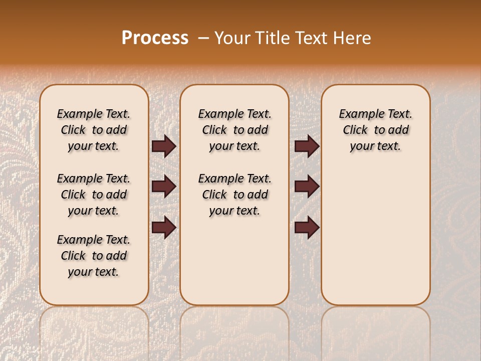 Tapistry Silhouette Illustration PowerPoint Template