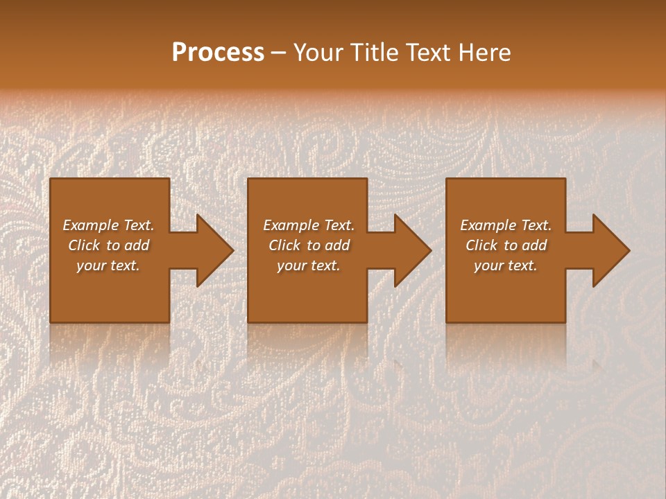 Tapistry Silhouette Illustration PowerPoint Template