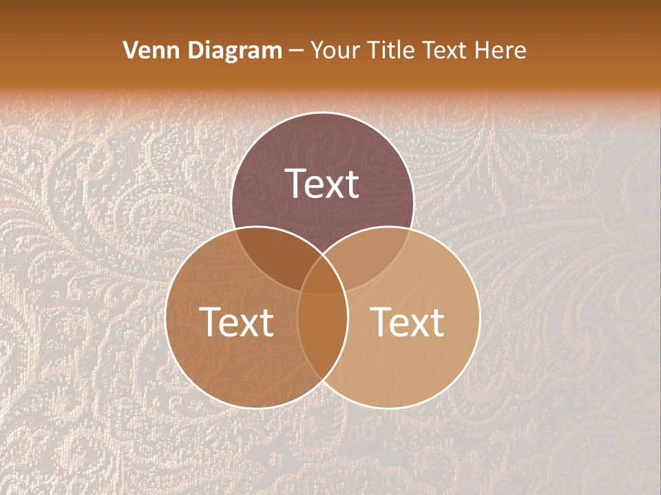 Tapistry Silhouette Illustration PowerPoint Template