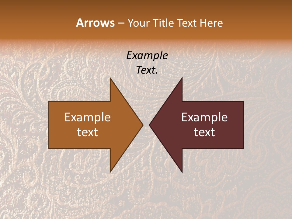 Tapistry Silhouette Illustration PowerPoint Template