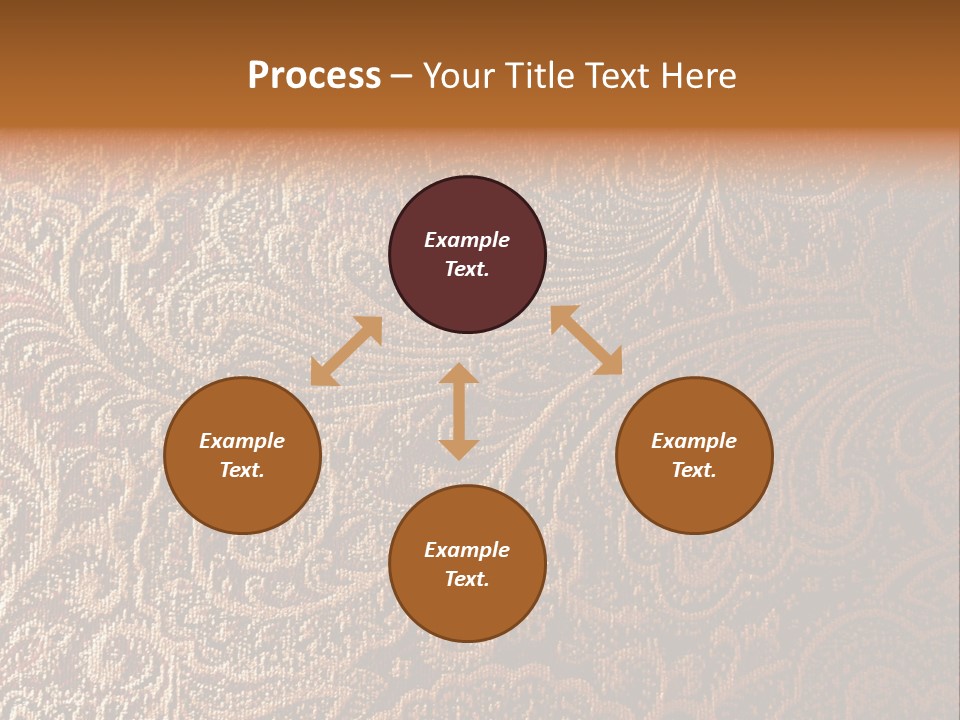 Tapistry Silhouette Illustration PowerPoint Template