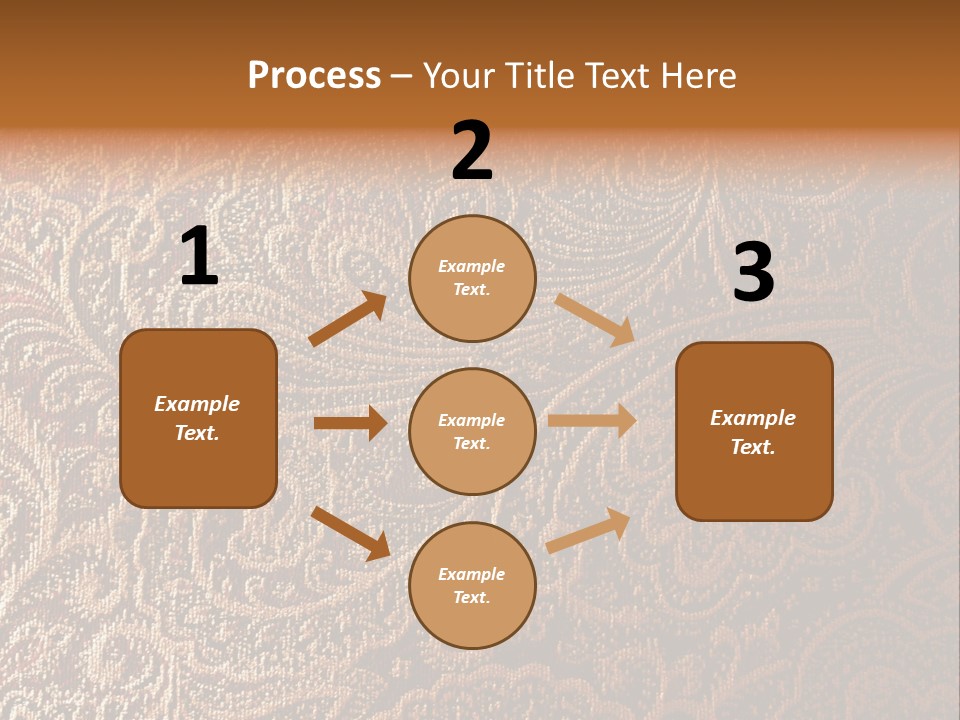 Tapistry Silhouette Illustration PowerPoint Template