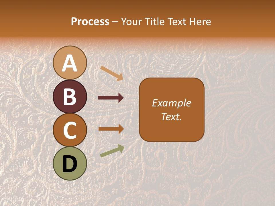 Tapistry Silhouette Illustration PowerPoint Template