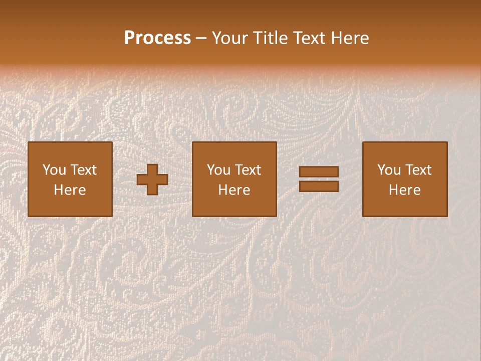 Tapistry Silhouette Illustration PowerPoint Template