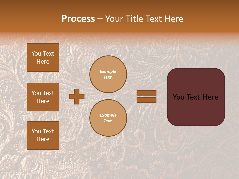 Tapistry Silhouette Illustration PowerPoint Template