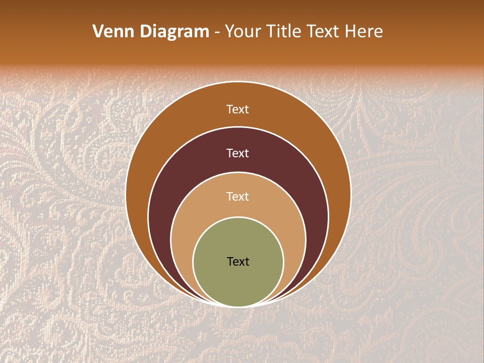 Tapistry Silhouette Illustration PowerPoint Template