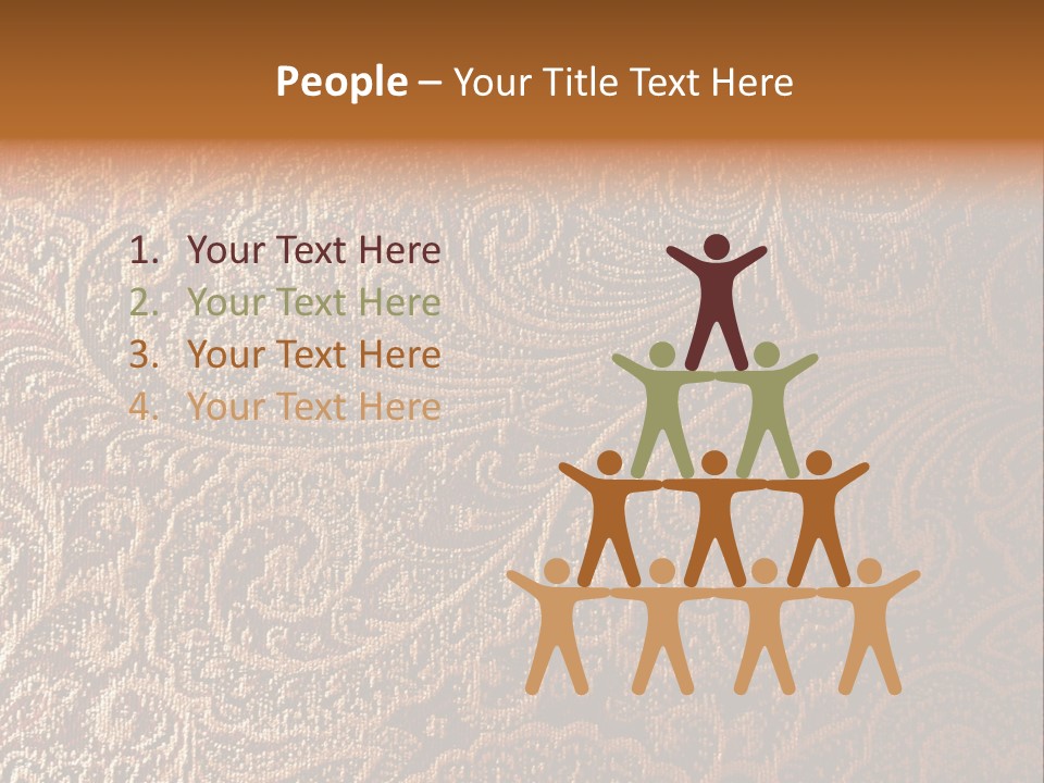 Tapistry Silhouette Illustration PowerPoint Template