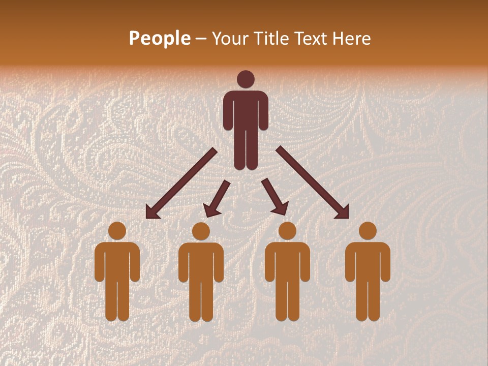 Tapistry Silhouette Illustration PowerPoint Template