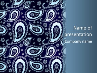 Textured Beauty Illustration PowerPoint Template