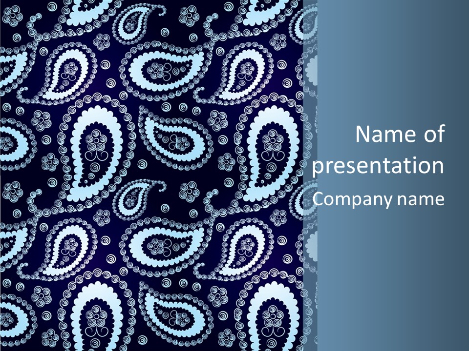 Textured Beauty Illustration PowerPoint Template
