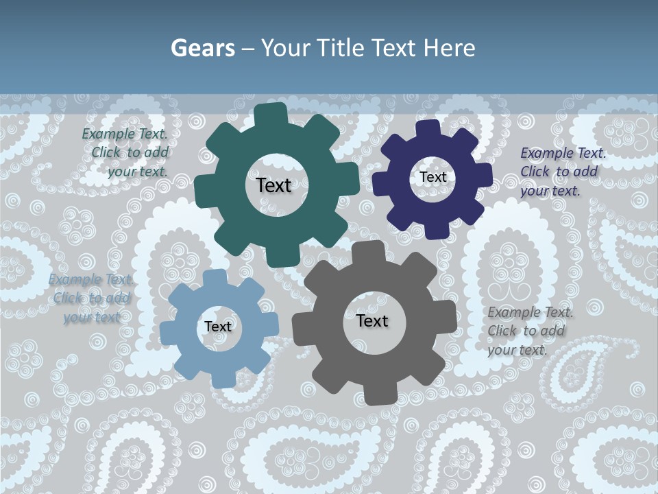 Textured Beauty Illustration PowerPoint Template