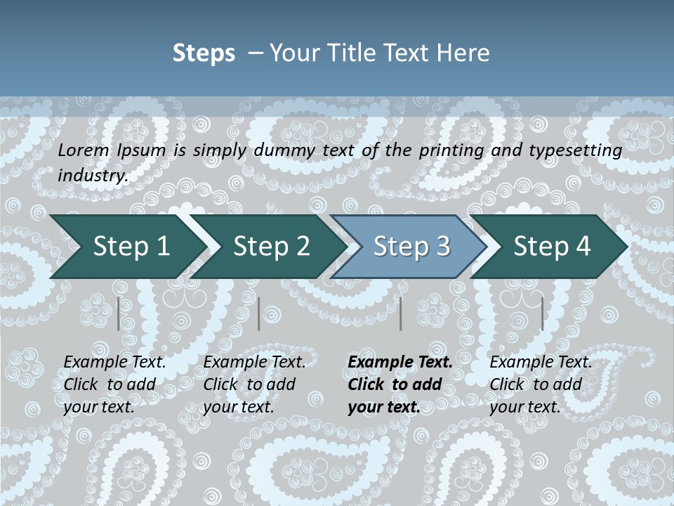 Textured Beauty Illustration PowerPoint Template