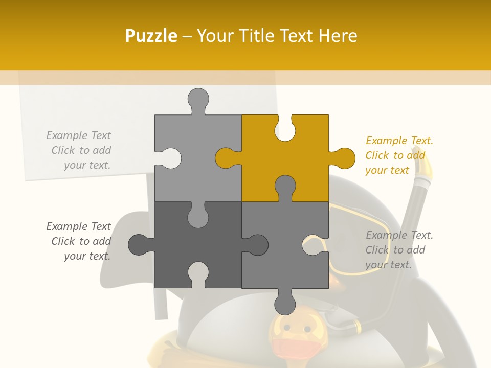 Nord Canard Diving PowerPoint Template