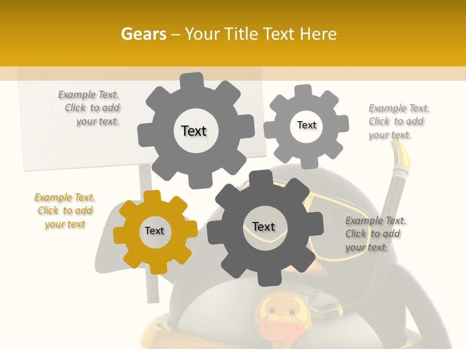 Nord Canard Diving PowerPoint Template