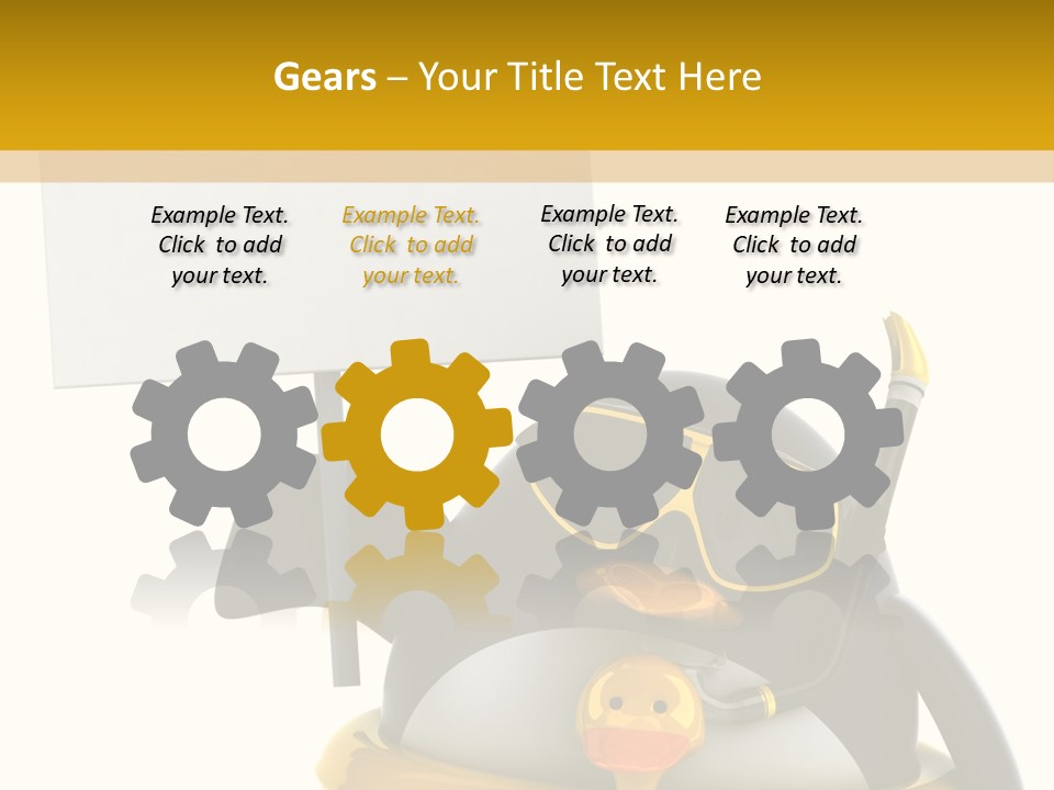 Nord Canard Diving PowerPoint Template