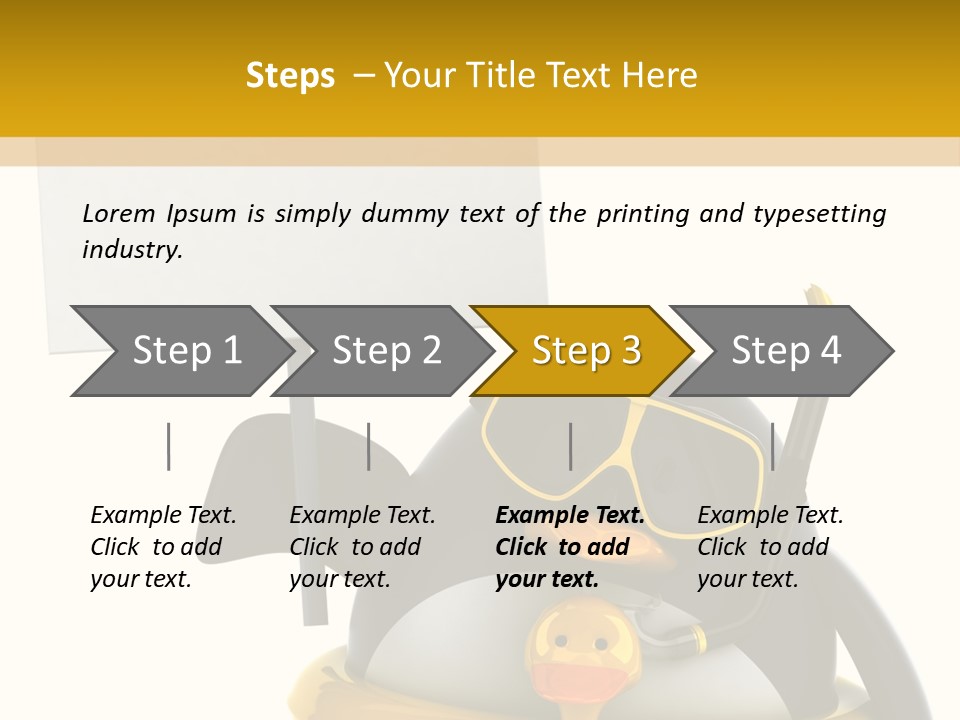 Nord Canard Diving PowerPoint Template