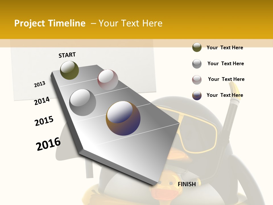 Nord Canard Diving PowerPoint Template
