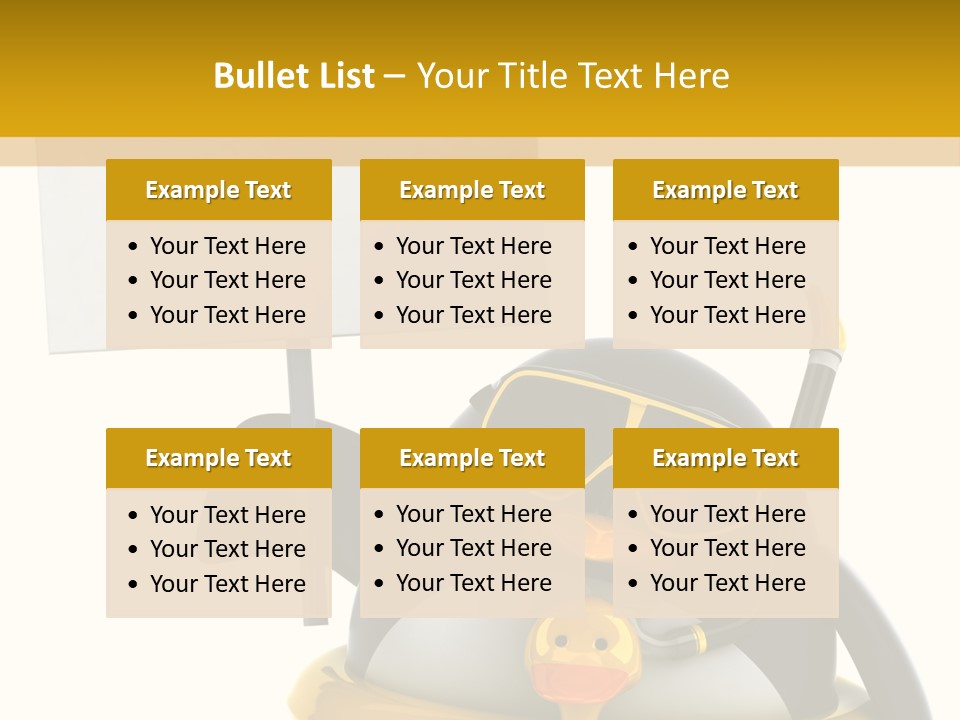 Nord Canard Diving PowerPoint Template