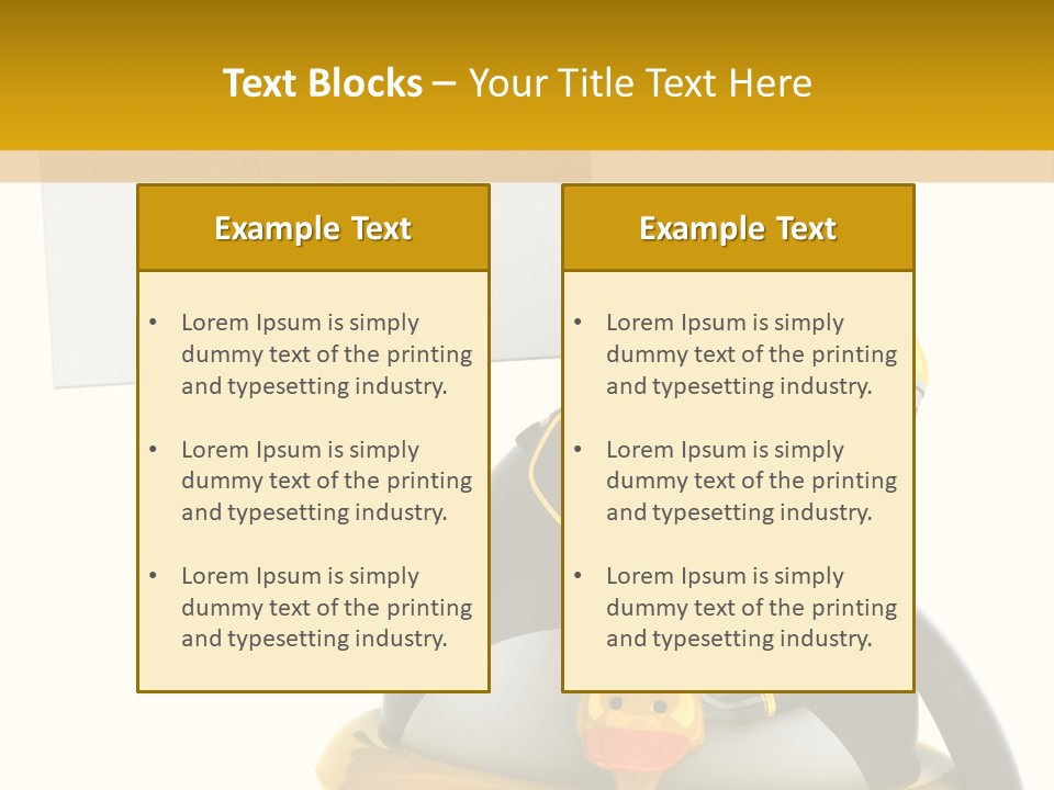 Nord Canard Diving PowerPoint Template