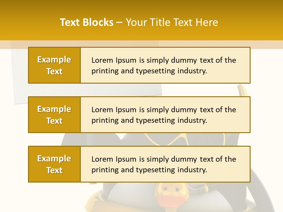 Nord Canard Diving PowerPoint Template