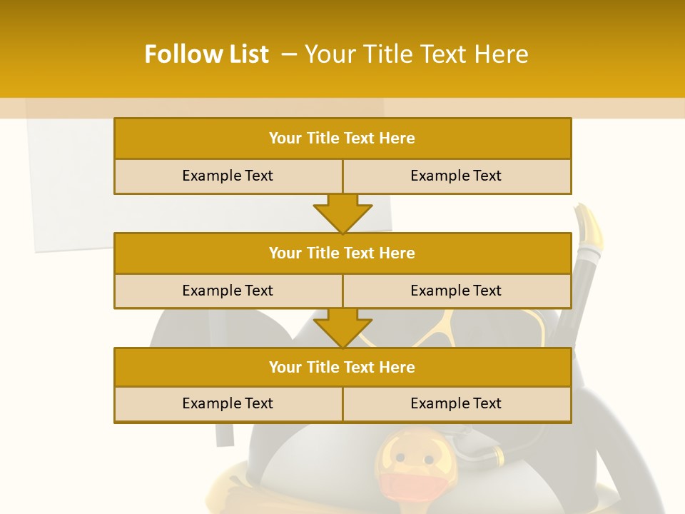 Nord Canard Diving PowerPoint Template